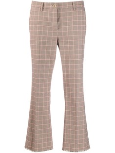 Luisa Cerano укороченные брюки в клетку