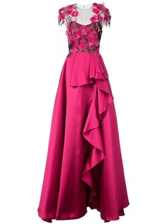 Marchesa Notte платье Mikado