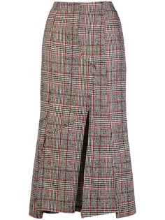 McQ Alexander McQueen юбка в клетку