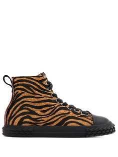 Giuseppe Zanotti кеды Blabber с анималистичным принтом