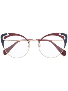 Miu Miu Eyewear очки в оправе кошачий глаз