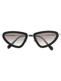 Miu Miu Eyewear солнцезащитные очки в оправе кошачий глаз