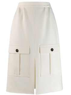 Chloé юбка с разрезом спереди