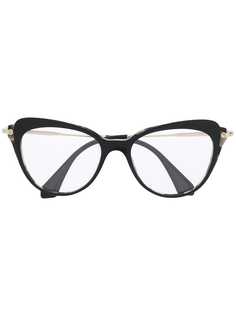 Miu Miu Eyewear очки в оправе кошачий глаз