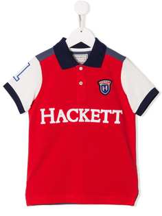 Hackett Kids рубашка-поло с вышивкой