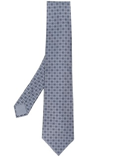 Hermès галстук 2000-х годов с логотипом pre-owned