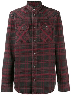 Balmain рубашка в клетку