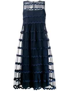 Red Valentino многослойное платье из тюля