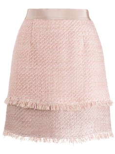 Pinko твидовая юбка мини