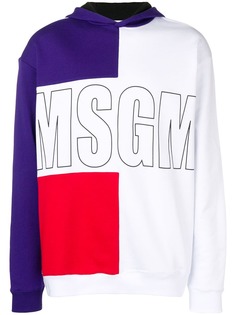 MSGM толстовка с капюшоном и логотипом