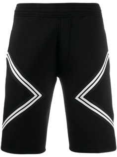 Neil Barrett шорты с геометричным принтом