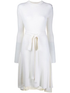 Helmut Lang платье в рубчик