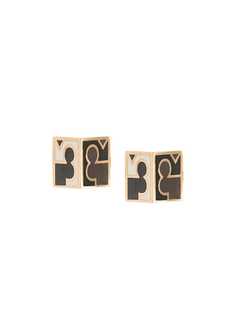 Tory Burch серьги с логотипом