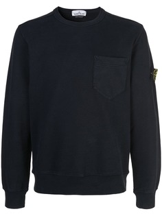 Stone Island толстовка с логотипом на рукаве