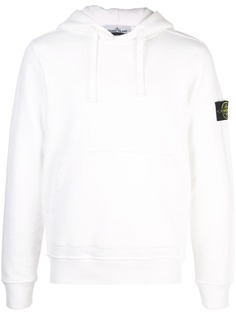 Stone Island худи с логотипом на рукаве