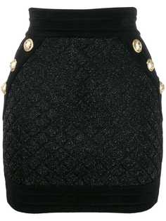 Balmain короткая юбка