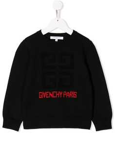 Givenchy Kids трикотажный джемпер с логотипом