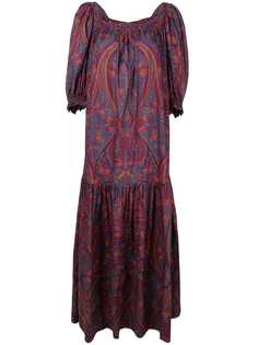 Yves Saint Laurent Pre-Owned макси платье с принтом пейсли