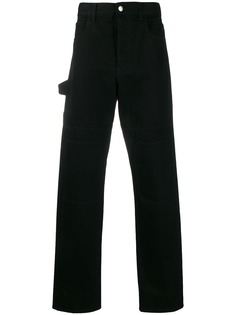 JW Anderson джинсы широкого кроя с карманами карго