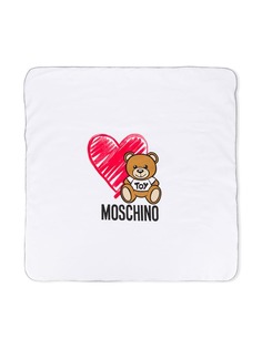 Moschino Kids одеяло с логотипом