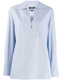A.P.C. рубашка с длинными рукавами
