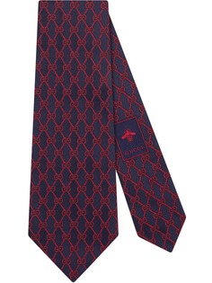 Gucci галстук с узором GG