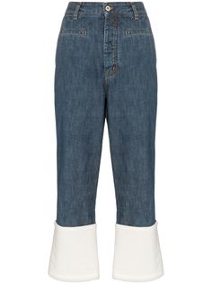 Loewe укороченные джинсы Fisherman