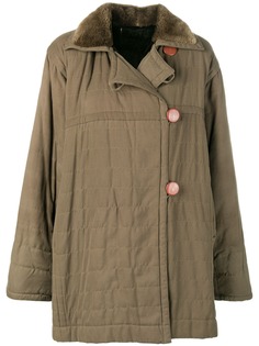 Yves Saint Laurent Pre-Owned пальто 1980-х Fourrure