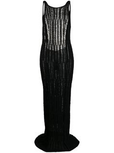 Eckhaus Latta длинное платье свободного кроя