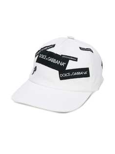 Dolce & Gabbana Kids кепка с нашивкой-логотипом