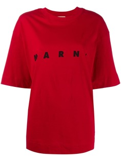 Marni футболка с логотипом