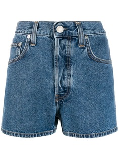 Helmut Lang джинсовые шорты с завышенной талией