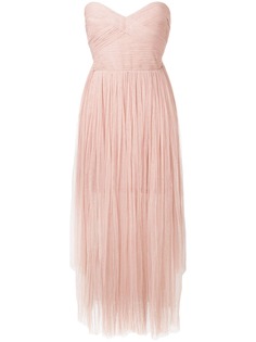 Maria Lucia Hohan плиссированное платье миди из тюля
