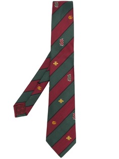 Gucci галстук с декором Symbols