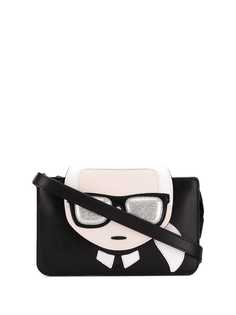 Karl Lagerfeld мини-сумка K/Ikonik с тремя отделениями