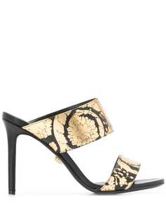 Versace босоножки с принтом Golden Hibiscus