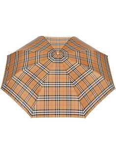 Burberry складной зонт в клетку Vintage Check