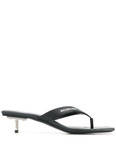 Balenciaga мюли на металлическом каблуке