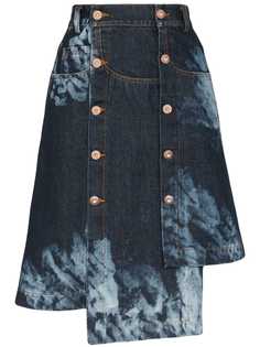 Delada юбка асимметричного кроя с принтом тай-дай