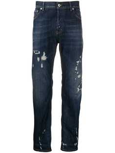 Dondup джинсы прямого кроя с эффектом потертости