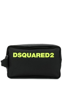 Dsquared2 несессер с нашивкой-логотипом