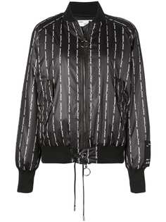 Off-White куртка-бомбер с логотипом