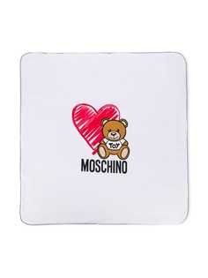 Moschino Kids одеяло с принтом