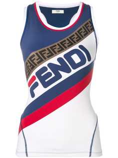 Fendi топ с логотипом
