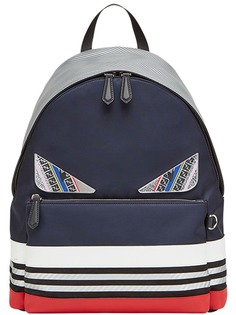 Fendi рюкзак дизайна колор-блок с аппликацией