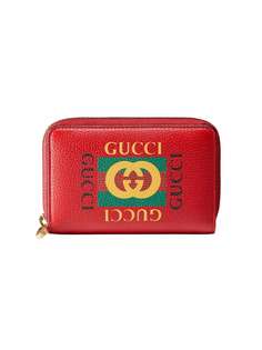 Gucci визитница с принтом логотипа