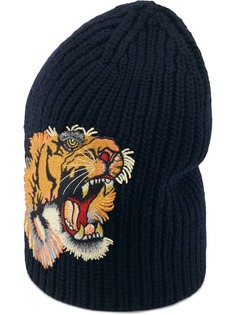 Gucci шапка с нашивкой тигра