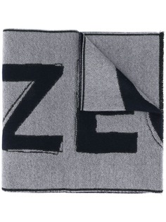 Z Zegna вязаный шарф с логотипом