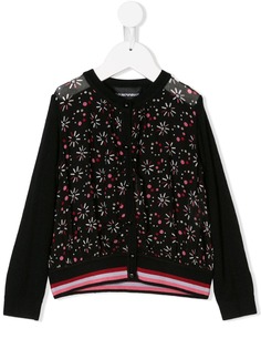 Emporio Armani Kids куртка-бомбер с принтом