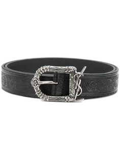 Saint Laurent ремень с тиснением